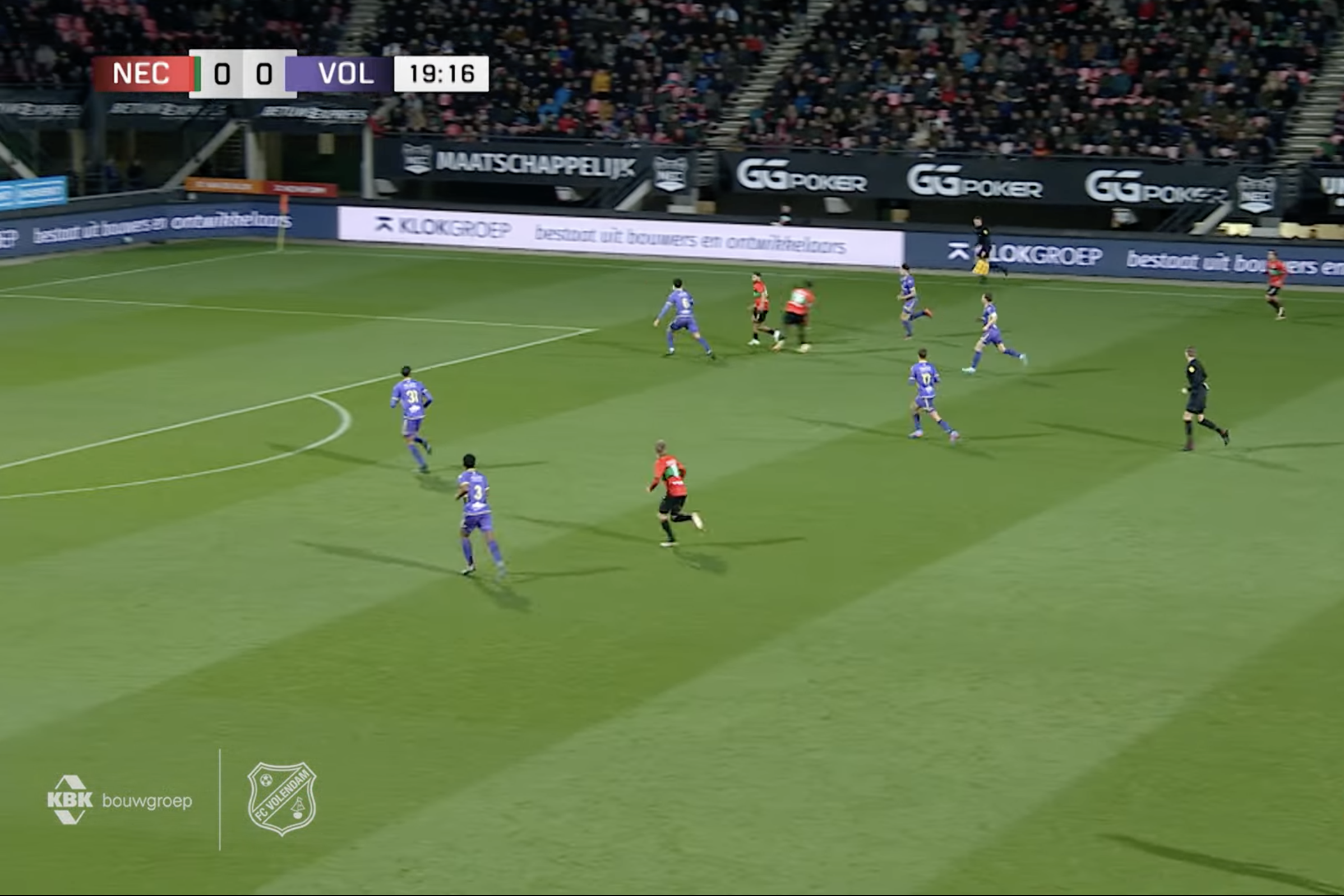 Samenvatting: NEC loopt in slotfase uit tegen FC Volendam (3-0)